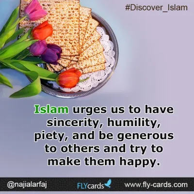 Islam urges us to have sincerity
