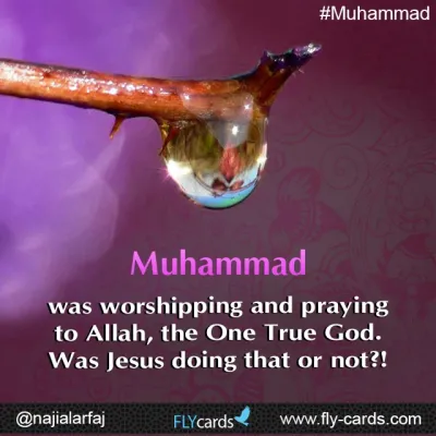 Muhammad was worshiping and praying to Allah