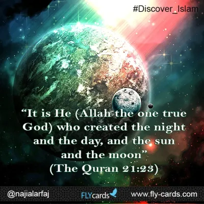 It is he who created the night