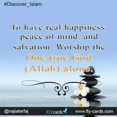 To have real happiness