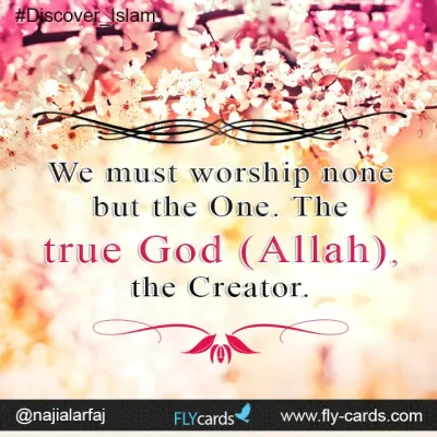 We must worship none but the one true god