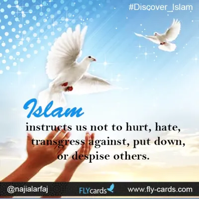 Islam instructs us not to hurt