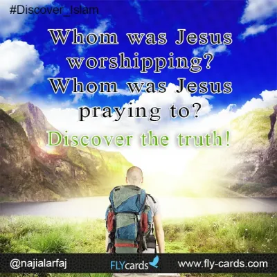 Whom was Jesus worshiping