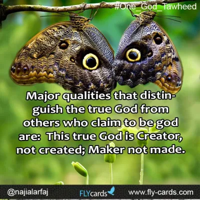 major qualities that distinguish true god from others