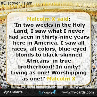 Malcom X said