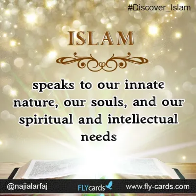 what islam speaks to...