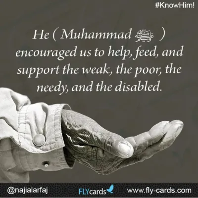 help, feed, and support the weak