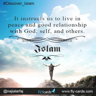 Islam instructs us to live in peace