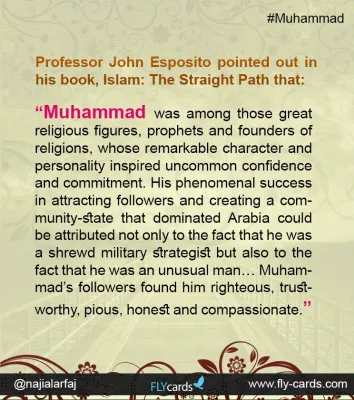 Muhammad was among those great religious 