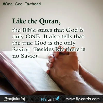 The bible states that God is only ONE