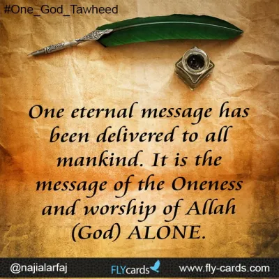one eternal message has been believed to all mankind 
