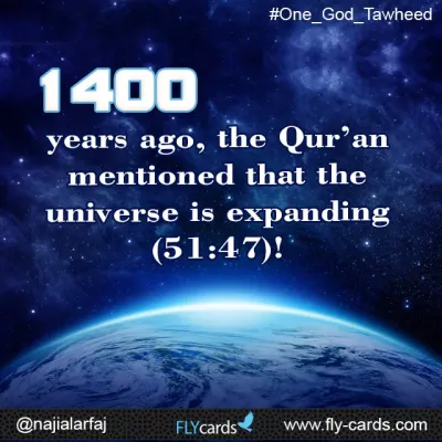 the universe is expanding !