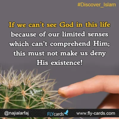 why dont we see God in this life