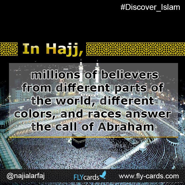 in hajj millions of believers around the world